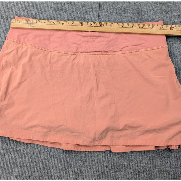 Lululemon Play Off The Pleats Skirt Womens 8 Pink Running Tennis Skort Preppy - Picture 4 of 8